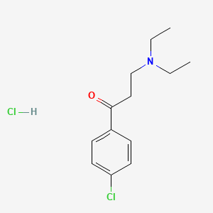 1-Propanone, 1-(4-chlorophenyl)-3-(diethylamino)-, hydrochloride