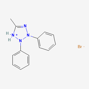 5-Methyl-2,3-diphenyl-2,3-dihydro-1H-tetrazol-1-ium bromide