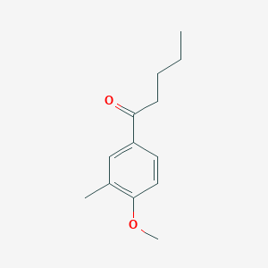 1-(4-Methoxy-3-methylphenyl)pentan-1-one