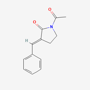 (3E)-1-acetyl-3-benzylidenepyrrolidin-2-one