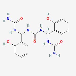 1,3-Bis[(carbamoylamino)-(2-hydroxyphenyl)methyl]urea