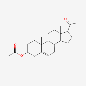 6-Methyl-20-oxopregn-5-en-3-yl acetate