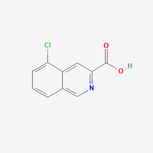 molecular formula C10H6ClNO2 B1474002 5-氯异喹啉-3-甲酸 CAS No. 1381949-77-4