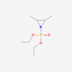 molecular formula C8H18NO3P B14740037 Diethyl(2,3-dimethylaziridin-1-yl)phosphonate CAS No. 5890-79-9