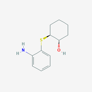 (1S,2S)-2-[(2-aminophenyl)sulfanyl]cyclohexan-1-ol