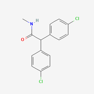 molecular formula C15H13Cl2NO B14740044 2,2-bis(4-chlorophenyl)-N-methylacetamide CAS No. 6316-74-1