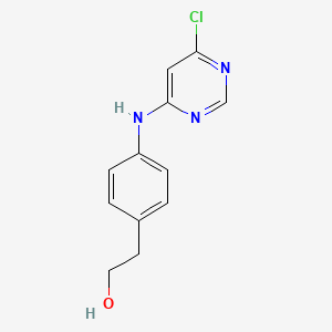 2-[4-[(6-Chloropyrimidin-4-yl)amino]phenyl]ethanol