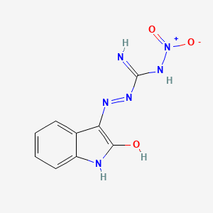 1-Nitro-3-[(2-oxo-3-indolinylidene)amino]guanidine