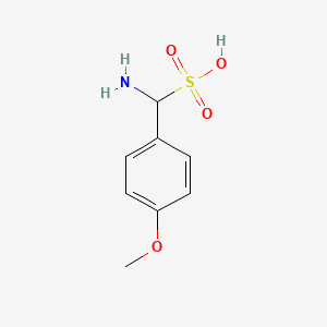 Amino-(4-methoxyphenyl)methanesulfonic acid