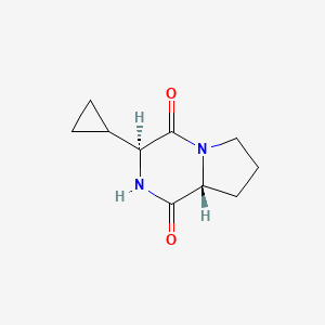 (3S,8AR)-3-Cyclopropylhexahydropyrrolo[1,2-a]pyrazine-1,4-dione