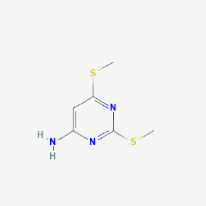 2,6-Bis(methylsulfanyl)pyrimidin-4-amine