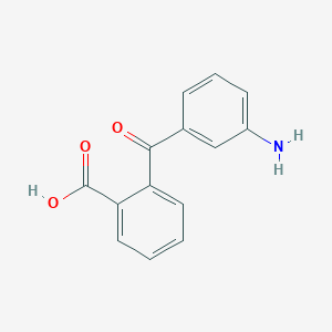 molecular formula C14H11NO3 B14740116 2-(3-Aminobenzoyl)benzoic acid CAS No. 6268-18-4