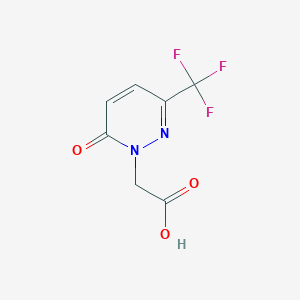 2-(6-oxo-3-(trifluoromethyl)pyridazin-1(6H)-yl)acetic acid
