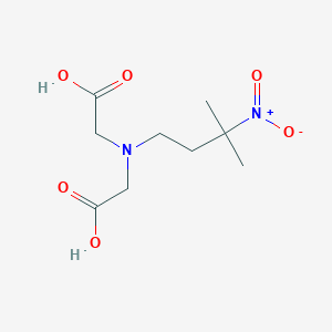 molecular formula C9H16N2O6 B14740120 2,2'-[(3-Methyl-3-nitrobutyl)imino]diacetic acid CAS No. 5336-18-5