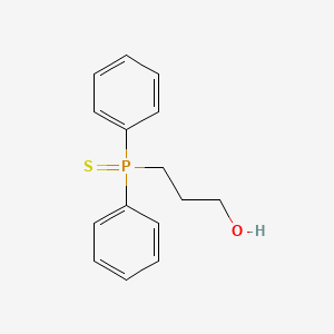 molecular formula C15H17OPS B14740133 3-(Diphenylphosphorothioyl)propan-1-ol CAS No. 6591-15-7