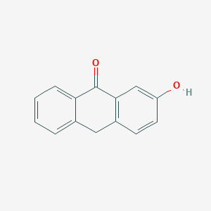 molecular formula C14H10O2 B14740138 2-hydroxy-10H-anthracen-9-one CAS No. 5452-86-8