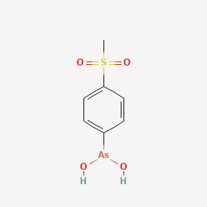 [4-(Methylsulfonyl)phenyl]arsonous acid