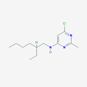 molecular formula C13H22ClN3 B1474018 6-chloro-N-(2-ethylhexyl)-2-methylpyrimidin-4-amine CAS No. 1927094-46-9