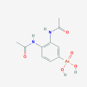 (3,4-diacetamidophenyl)arsonic acid