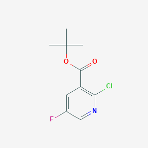 2-Chloro-5-fluoronicotinic acid tert-butyl ester