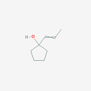 molecular formula C8H14O B14740217 1-(Prop-1-en-1-yl)cyclopentan-1-ol CAS No. 6244-40-2