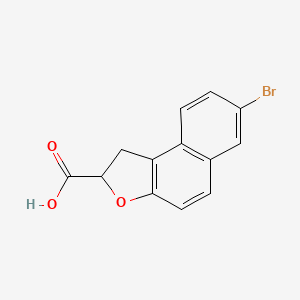 7-Bromo-1,2-dihydronaphtho[2,1-b]furan-2-carboxylic acid