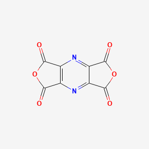 molecular formula C8N2O6 B14740233 5,11-dioxa-2,8-diazatricyclo[7.3.0.03,7]dodeca-1,3(7),8-triene-4,6,10,12-tetrone CAS No. 2420-92-0