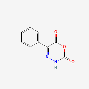 molecular formula C9H6N2O3 B14740255 5-Phenyl-2h-1,3,4-oxadiazine-2,6(3h)-dione CAS No. 5335-46-6