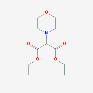 molecular formula C11H19NO5 B14740258 Diethyl (morpholin-4-yl)propanedioate CAS No. 6082-48-0