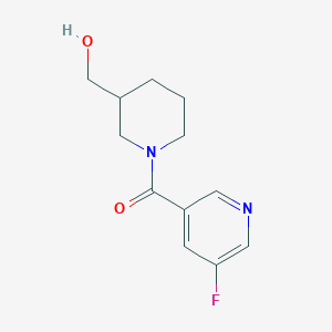 B1474026 (5-Fluoropyridin-3-yl)(3-(hydroxymethyl)piperidin-1-yl)methanone CAS No. 1713614-03-9