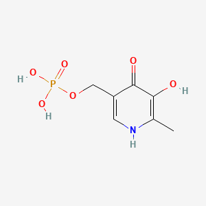 (5-Hydroxy-6-methyl-4-oxo-1,4-dihydropyridin-3-yl)methyl dihydrogen phosphate