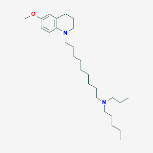 9-(6-Methoxy-3,4-dihydroquinolin-1(2h)-yl)-n-pentyl-n-propylnonan-1-amine