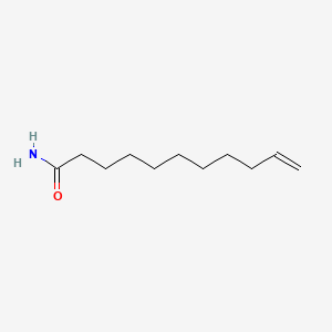 molecular formula C11H21NO B14740286 10-Undecenamide CAS No. 5332-51-4