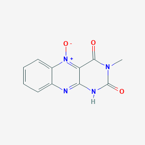 3-Methyl-5-oxo-5lambda~5~-benzo[g]pteridine-2,4(1H,3H)-dione