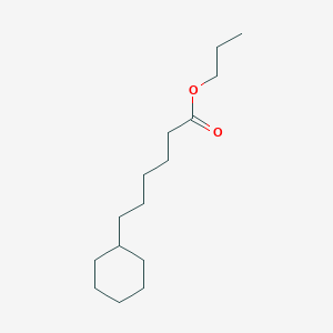 molecular formula C15H28O2 B14740317 Propyl 6-cyclohexylhexanoate CAS No. 6282-61-7