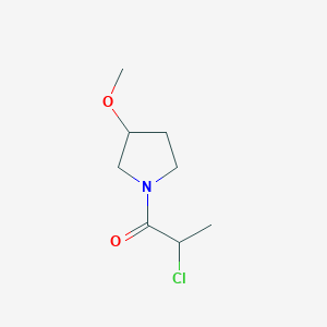 2-Chloro-1-(3-methoxypyrrolidin-1-yl)propan-1-one