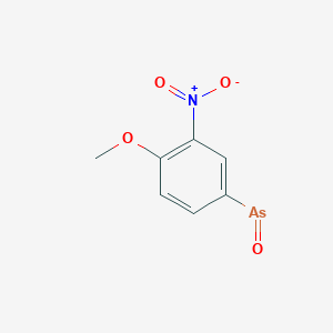 molecular formula C7H6AsNO4 B14740371 4-Arsenoso-2-nitroanisole CAS No. 5410-85-5