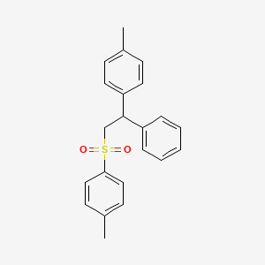 1-Methyl-4-[2-(4-methylphenyl)sulfonyl-1-phenylethyl]benzene