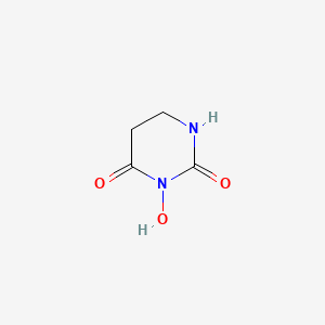 molecular formula C4H6N2O3 B14740424 3-Hydroxydihydropyrimidine-2,4(1h,3h)-dione CAS No. 5461-53-0