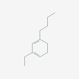 molecular formula C12H20 B14740436 1-Butyl-3-ethylcyclohexa-1,3-diene CAS No. 6301-51-5