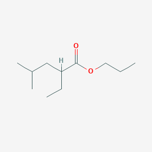 molecular formula C11H22O2 B14740484 Propyl 2-ethyl-4-methylpentanoate CAS No. 6323-94-0