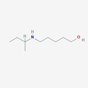 molecular formula C9H21NO B14740485 5-(Butan-2-ylamino)pentan-1-ol CAS No. 6622-27-1