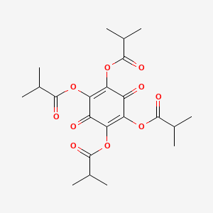 3,6-Dioxocyclohexa-1,4-diene-1,2,4,5-tetrayl tetrakis(2-methylpropanoate)