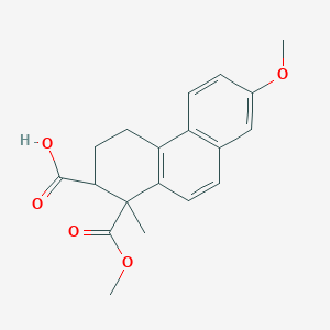 7-Methoxy-1-(methoxycarbonyl)-1-methyl-1,2,3,4-tetrahydrophenanthrene-2-carboxylic acid