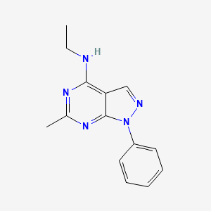 4-(Ethylamino)-6-methyl-1-phenyl-1H-pyrazolo[3,4-D]pyrimidine