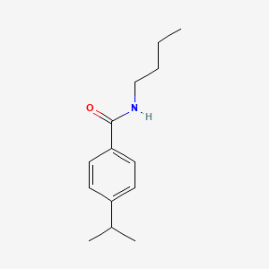 molecular formula C14H21NO B14740566 N-butyl-4-(propan-2-yl)benzamide CAS No. 5436-68-0