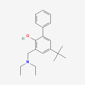 4-Tert-butyl-2-(diethylaminomethyl)-6-phenylphenol