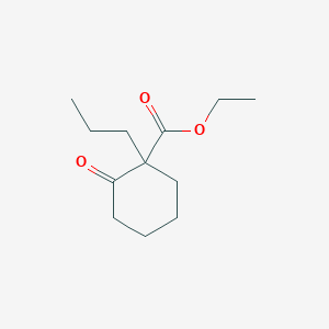 molecular formula C12H20O3 B14740589 Ethyl 2-oxo-1-propylcyclohexanecarboxylate CAS No. 6279-91-0