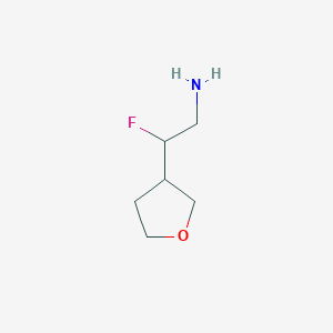 2-Fluoro-2-(oxolan-3-yl)ethan-1-amine