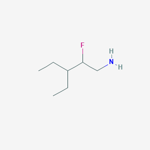 3-Ethyl-2-fluoropentan-1-amine